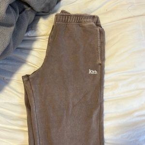 Brown kith womens sweatpants